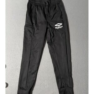 Shock Doctor Black Tapered Joggers Sweats Drawstring Pockets Size Medium‎